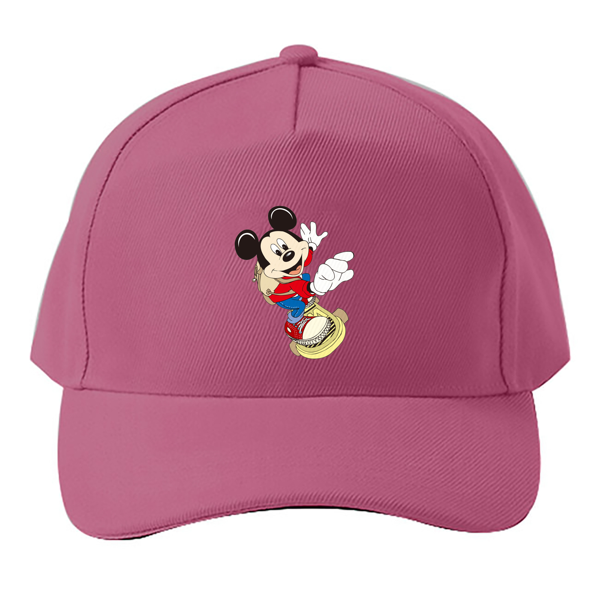 （画像用） ミッキーマウス Mickey Mouse ベースボールキャップ 綿100％ 男女兼用 帽子 スポーツ